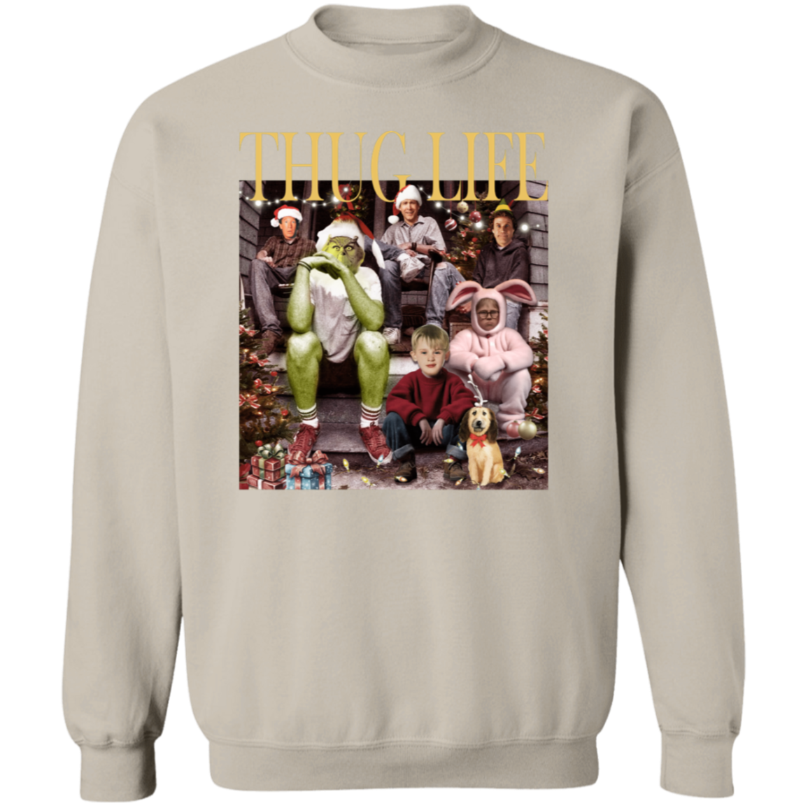 Thug Life| Christmas Version Pullover Sweatshirt