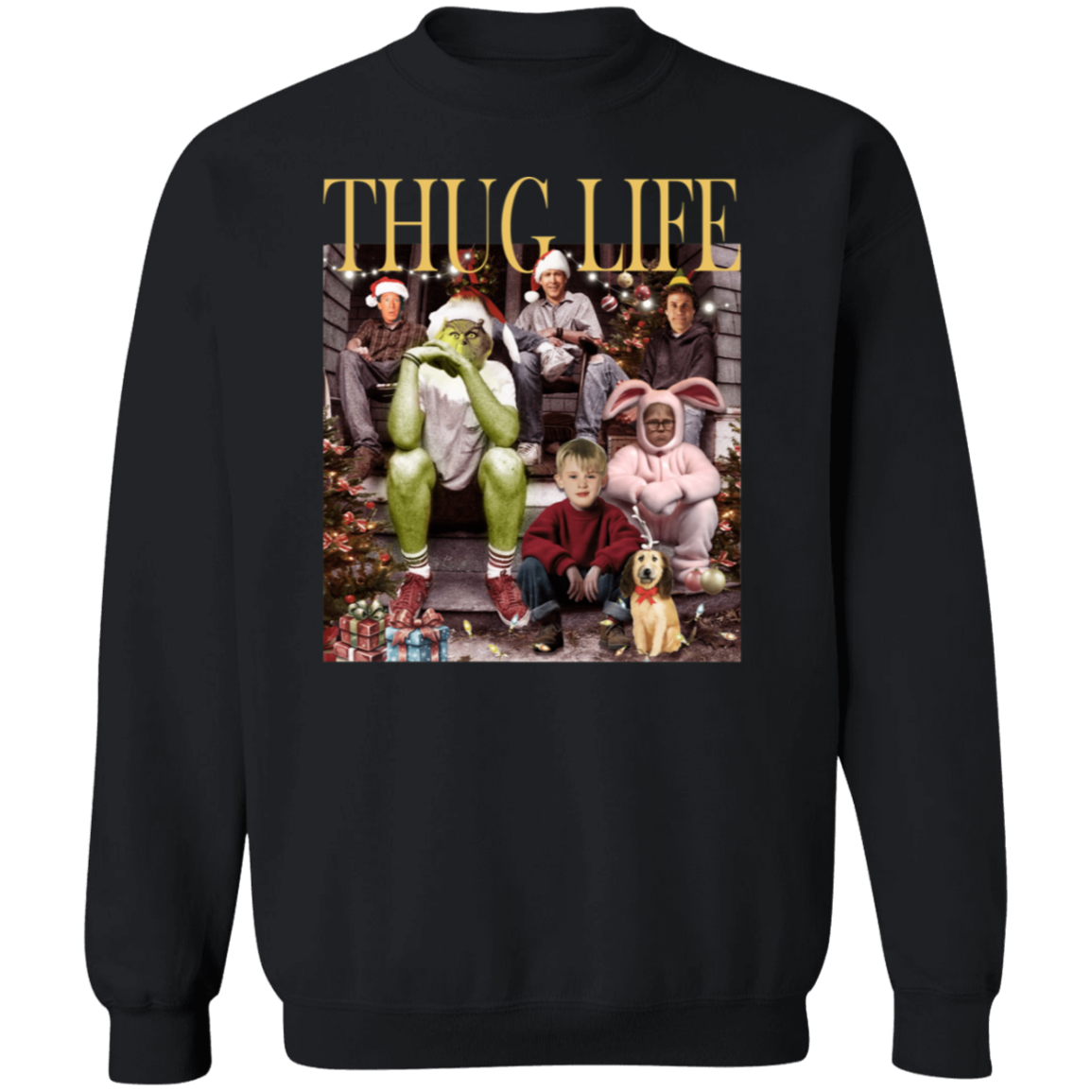 Thug Life| Christmas Version Pullover Sweatshirt