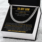 To My Son| Never Forget How Much I Love You From Dad( Black Background)