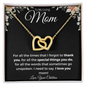 To My Loving Mom-From Your Children| Interlocking Necklace