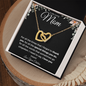 To My Loving Mom-From Your Children| Interlocking Necklace