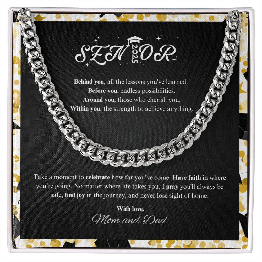 Personalized Graduation Gift-Cuban Link Chain