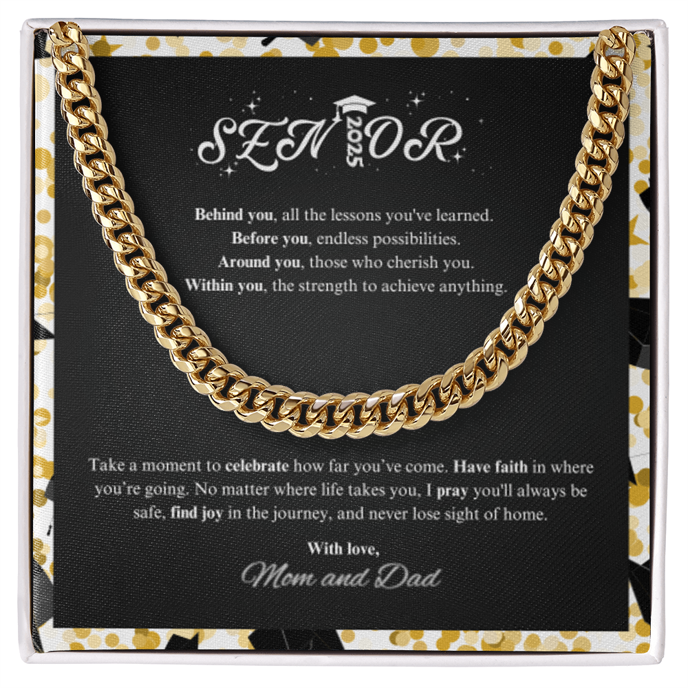 Personalized Graduation Gift-Cuban Link Chain
