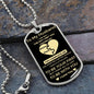 To My Husband | You Complete Me (Dog Tag)