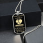 To My Husband | You Complete Me (Dog Tag)
