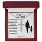 To My Dad| Thank You From Son (Cross Ball Chain)