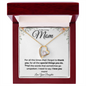 To My Loving Mom| Thank You (Forever Love Necklace)