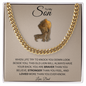 To My Son | I Will Always Have Your Back (Cuban Link Chain)