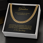 To My Grandson | Stay Strong, Be Confident (Cuban Link Chain)