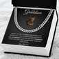 To My Grandson | You Are Loved More Than You Know (Cuban Link Chain)