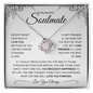 To My Beautiful Soulmate| You Bring Happiness (Love Knot Necklace)
