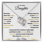 To My Lovely Daughter| My Most Beautiful Chapter ( Love Knot Necklace)