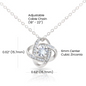 Bridesmaid| I Can't Tie The Knot Without You (Love Knot Necklace)