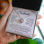 To My Beautiful Soulmate| You Bring Happiness (Love Knot Necklace)