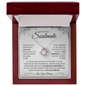 To My Beautiful Soulmate| You Bring Happiness (Love Knot Necklace)