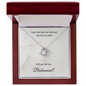 Bridesmaid| I Can't Tie The Knot Without You (Love Knot Necklace)