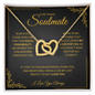 To My Dearest Soulmate| My Love For You (Interlocking Heart Necklace)