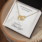 Flower Girl| I Can't Tie The Knot Without You (Interlocking Hearts Necklace)