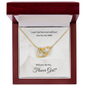 Flower Girl| I Can't Tie The Knot Without You (Interlocking Hearts Necklace)