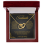 To My Dearest Soulmate| My Love For You (Interlocking Heart Necklace)