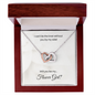 Flower Girl| I Can't Tie The Knot Without You (Interlocking Hearts Necklace)