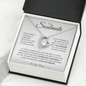 To My Soulmate| I Love You (Forever Love Necklace)