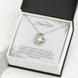 Flower Girl| Thank You For Being By My Side (Forever Love Necklace)