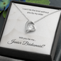 Junior Bridesmaid| I Can't Tie The Knot Without You (Forever Love Necklace)