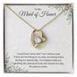 Maid of Honor| Thank You For Being By My Side (Forever Love Necklace)