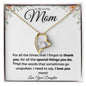 To My Loving Mom| Thank You (Forever Love Necklace)