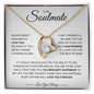 To My Soulmate| I Love You (Forever Love Necklace)