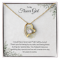 Flower Girl| Thank You For Being By My Side (Forever Love Necklace)