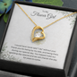 Flower Girl| Thank You For Being By My Side (Forever Love Necklace)
