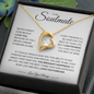 To My Soulmate| I Love You (Forever Love Necklace)