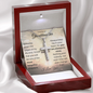 To My Beloved Granddaughter| Most Beautiful Chapter (Cross Necklace)