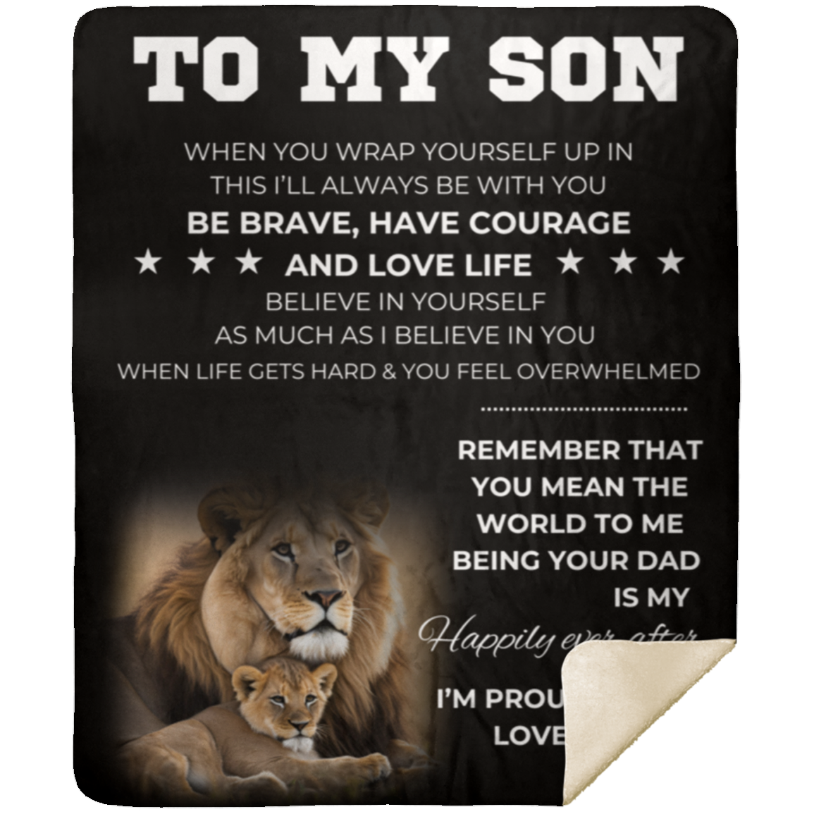 To My Son From Dad Blanket