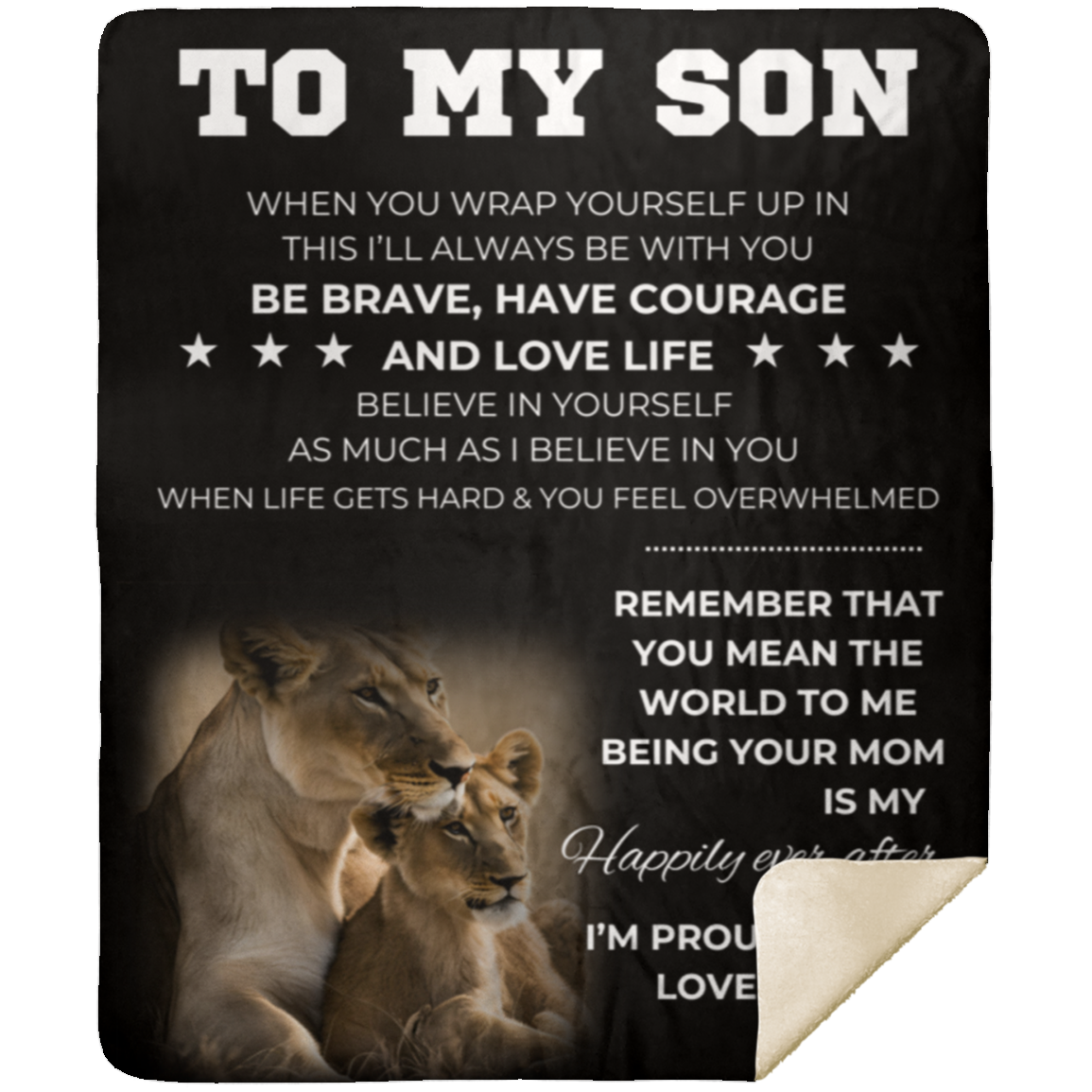 To My Son From Mom Blanket