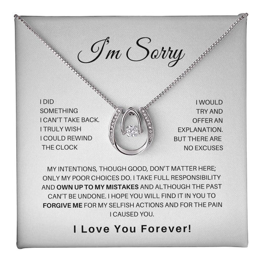 I'm Sorry | Forgive Me (Lucky in Love Necklace)