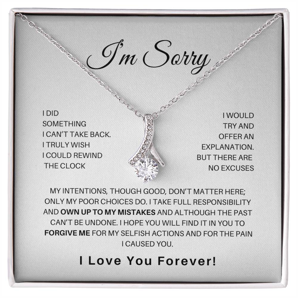 I'm Sorry | Forgive Me (Alluring Beauty Necklace)