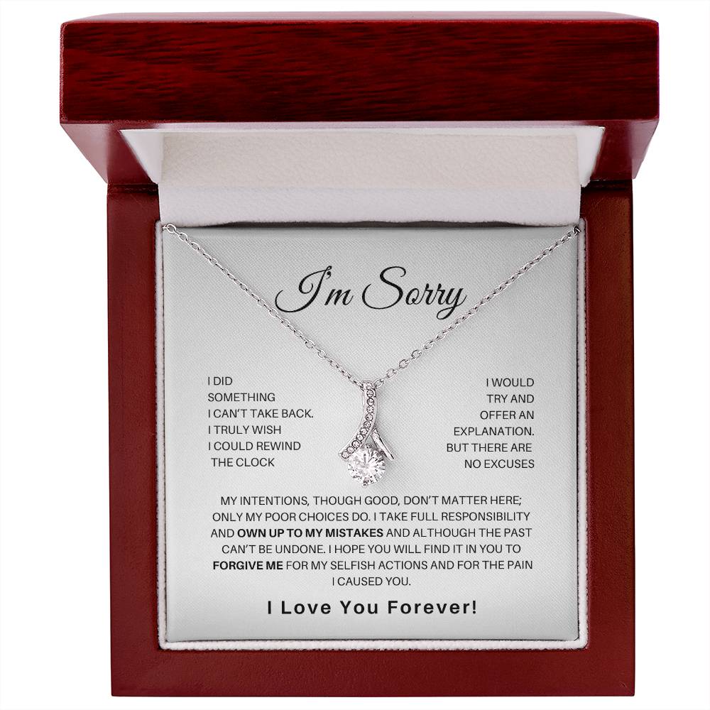 I'm Sorry | Forgive Me (Alluring Beauty Necklace)