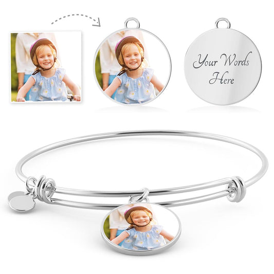 Personalized Picture Circle Bangle