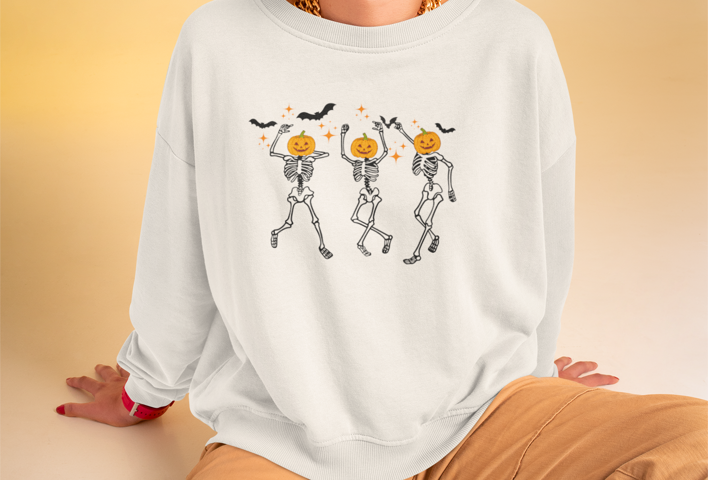 Dancing Skeletons Pullover Sweatshirt