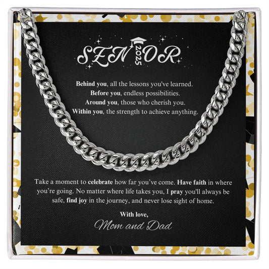 Personalized Graduation Gift-Cuban Link Chain