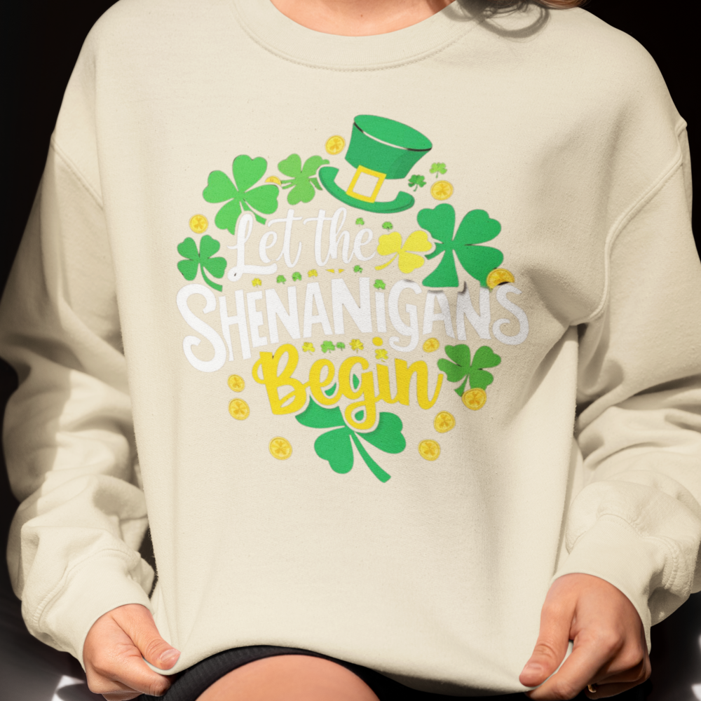 Let The Shenanigans Begin St Patrick's Day T-Shirt/Sweatshirt