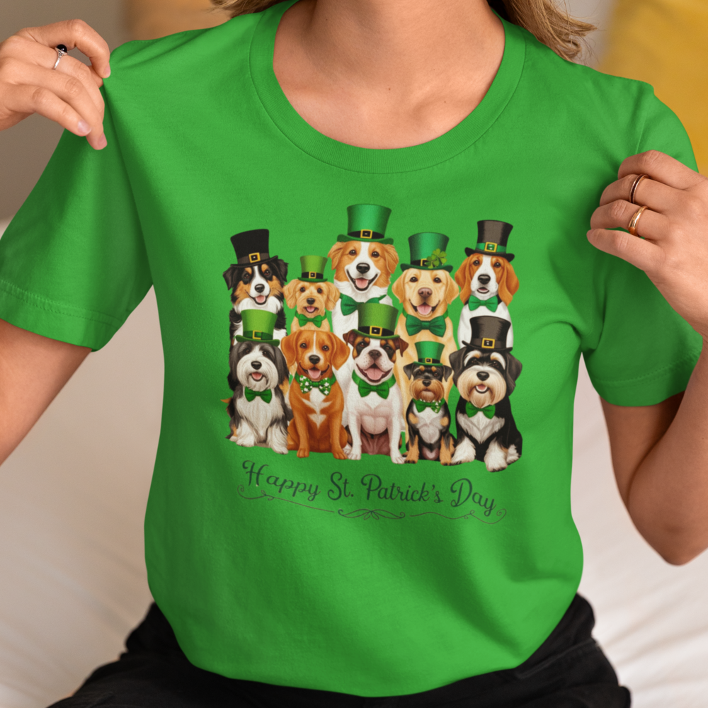 Festive Dogs St Patrick's Day T-Shirt/Sweatshirt