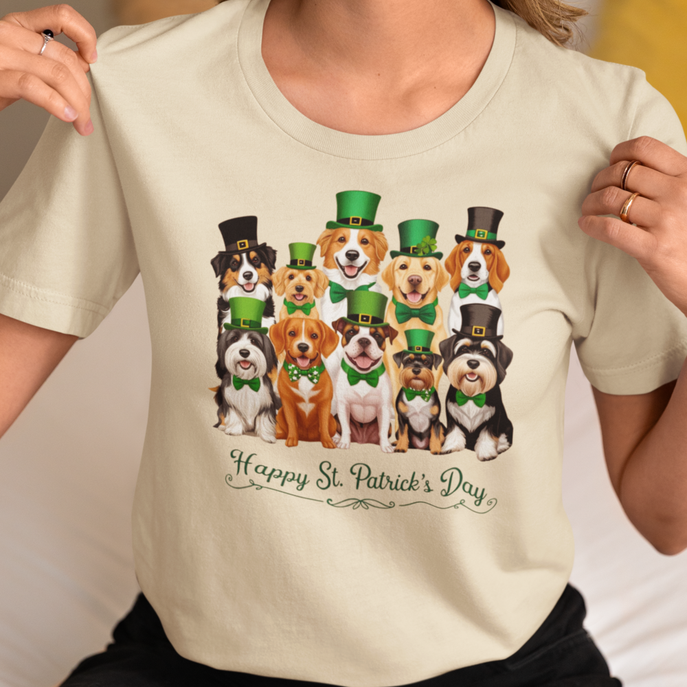 Festive Dogs St Patrick's Day T-Shirt/Sweatshirt
