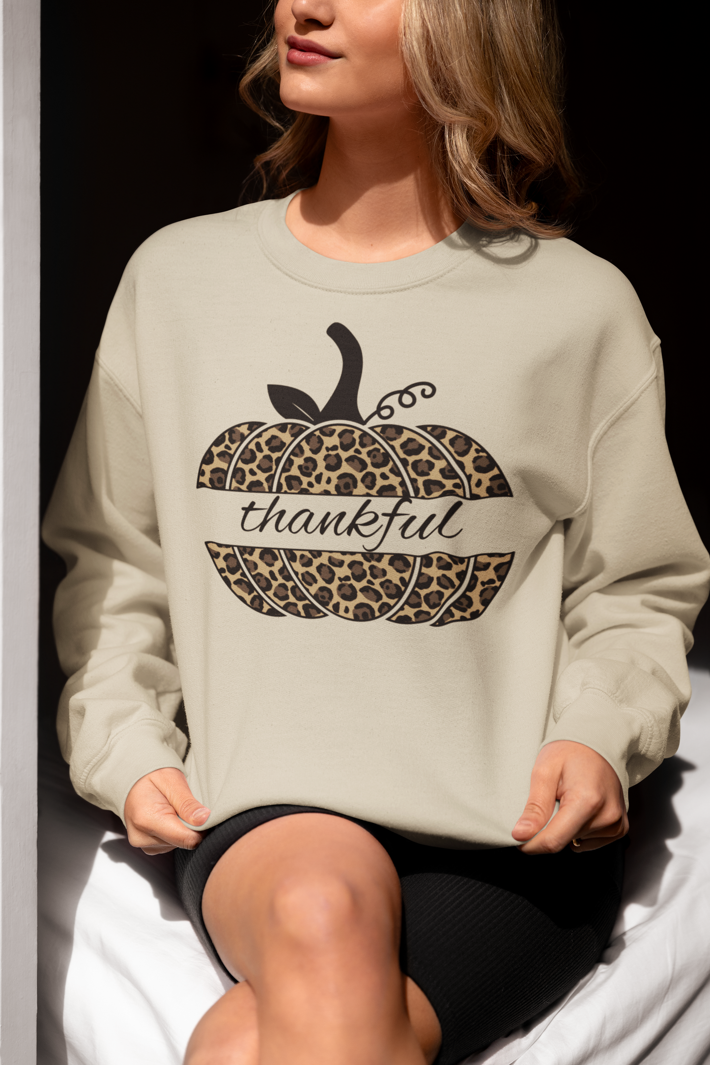 Thankful Cheetah Pumpkin T-Shirt| Sweatshirt