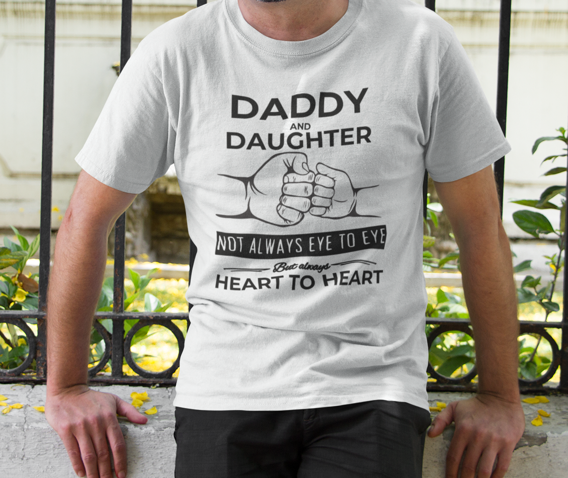 Daddy & Daughter Fist Bump-T-Shirt/Sweatshirt