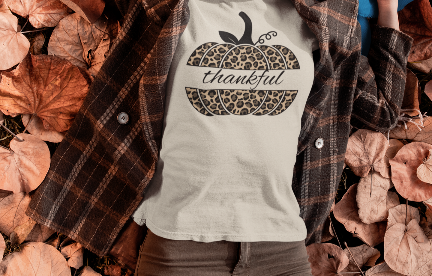 Thankful Cheetah Pumpkin T-Shirt| Sweatshirt