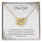 Flower Girl| Thank You For Being By My Side (Interlocking Hearts Necklace)